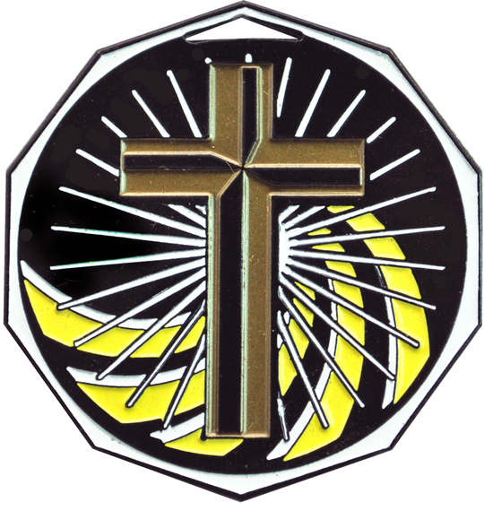 Bright Color Religion Medal