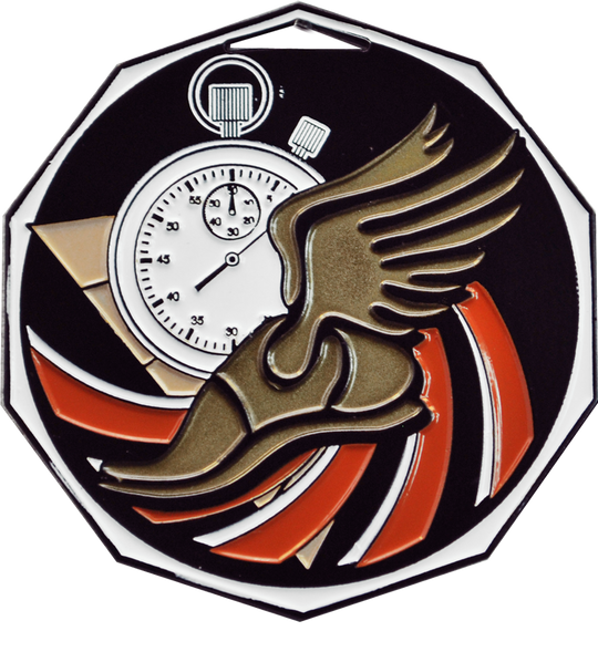 Bright Color Track Medal