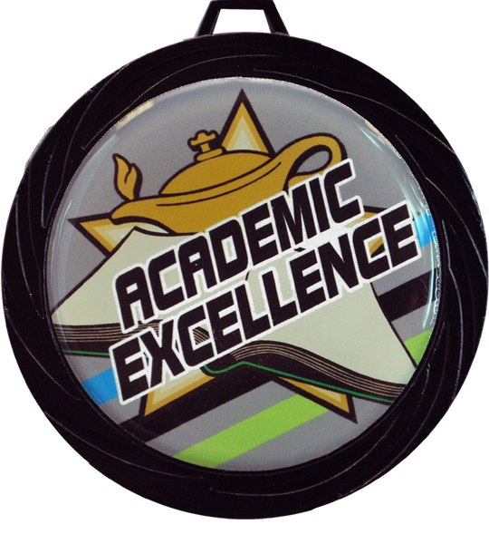 Black Lazer Academic Medal