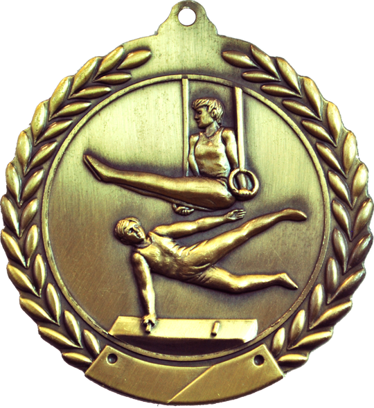Cheap Wreath Male Gymnastics Medal