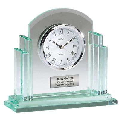 Glass Desk Clock