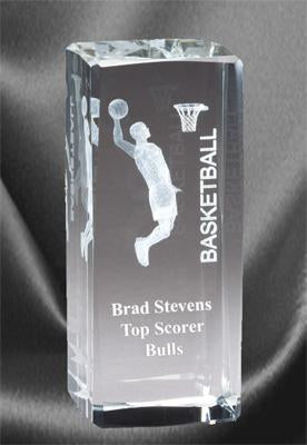 3D Basketball Sports Crystal – Male