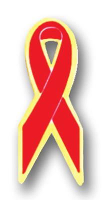 Awareness Pin – Red Ribbon