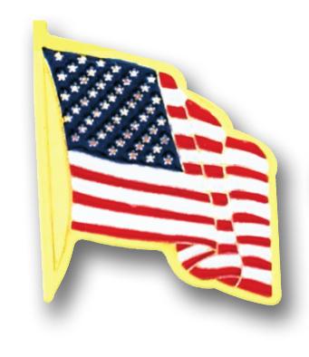 Awareness Pin – American Flag