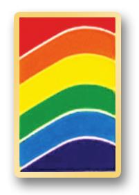 Awareness Pin – Rainbow