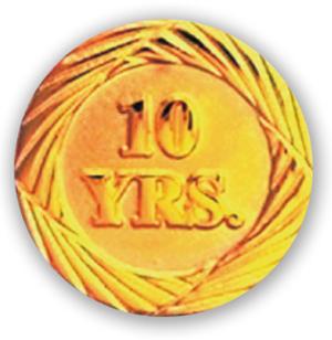 Service Pin – 10 Years