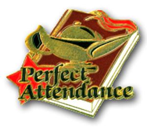 Academic Pin – Perfect Attendance