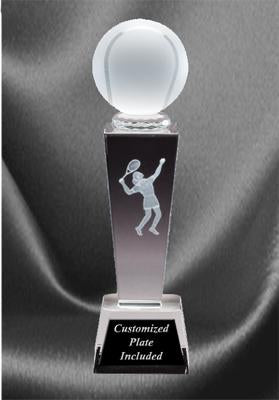 Sports Crystal Tennis Award - Female