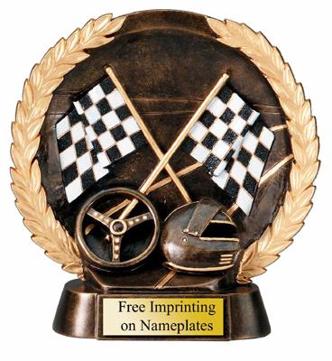 3D Action Racing Trophy