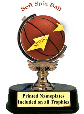Sponge Spinner Basketball Trophy