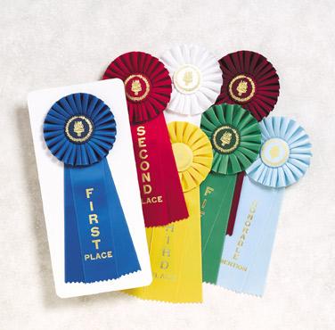 Large Rosette Ribbons