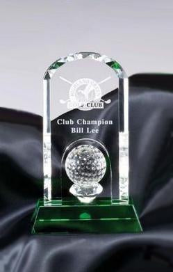 Golf Dome Crystal Award