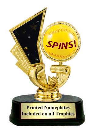 Spinner Softball Trophy