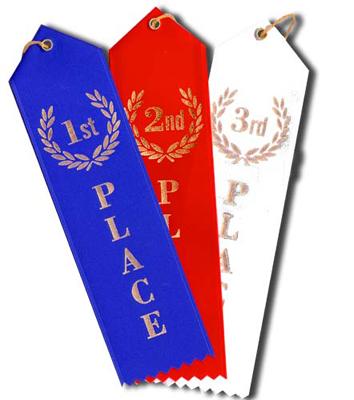 1st - 10th Place Ribbons