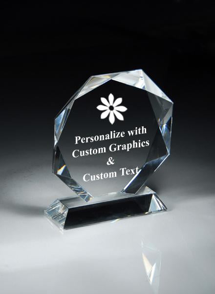 Octagon Crystal Award